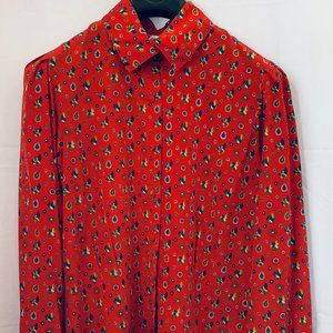 Vintage Chaus Red Blouse